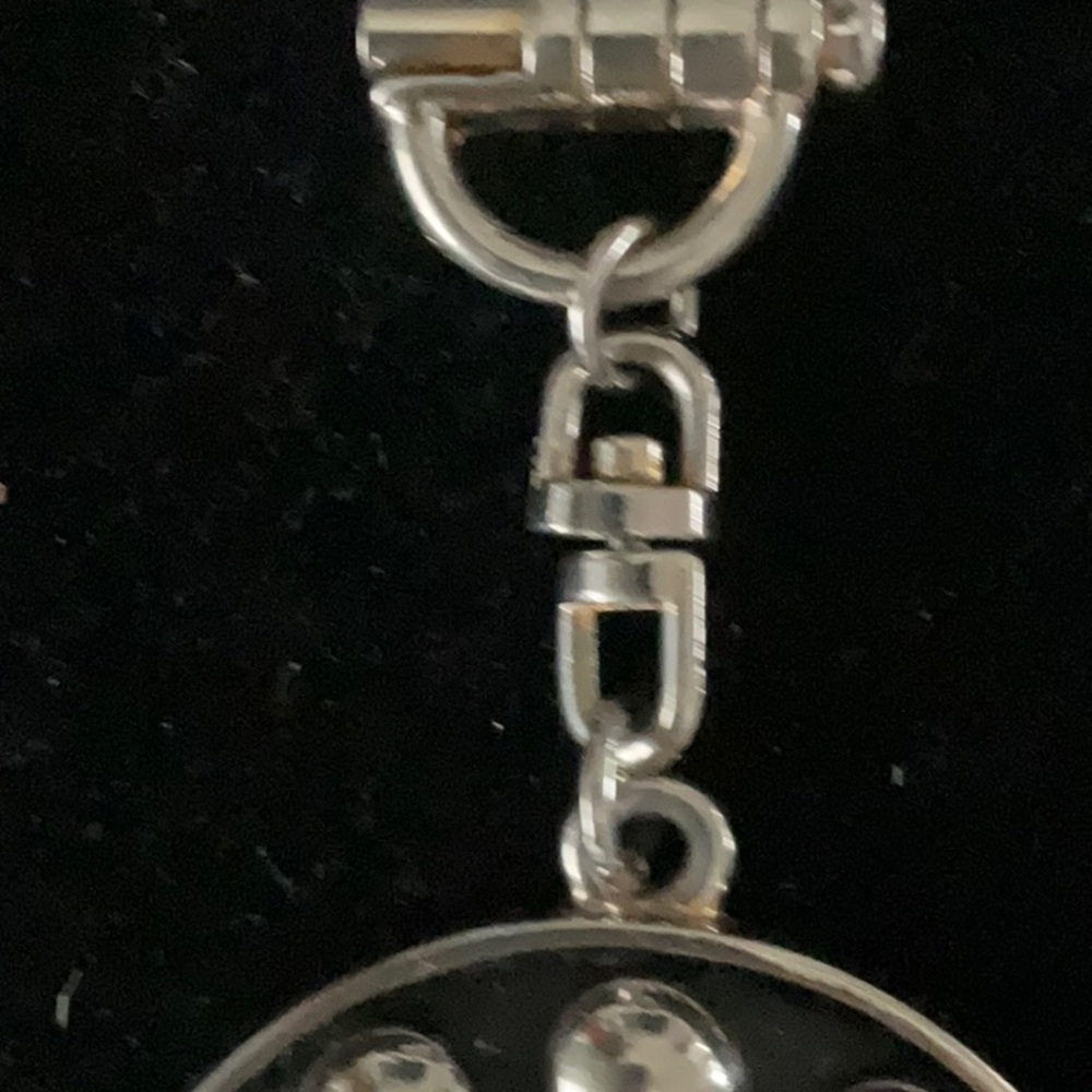 1994 Vintage CHANEL Gold Toned Byzantine CC Medallion Charm - Picture 5 of 10